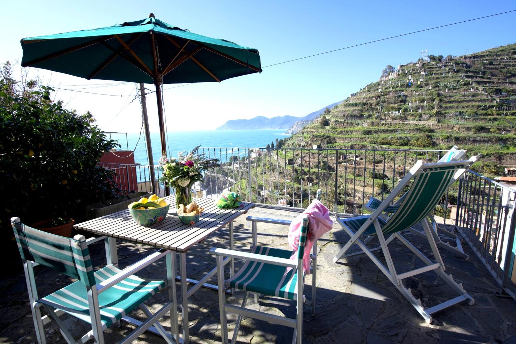 Aria Di Mare, Manarola - Camere Con Vista Mare! מראה חיצוני תמונה